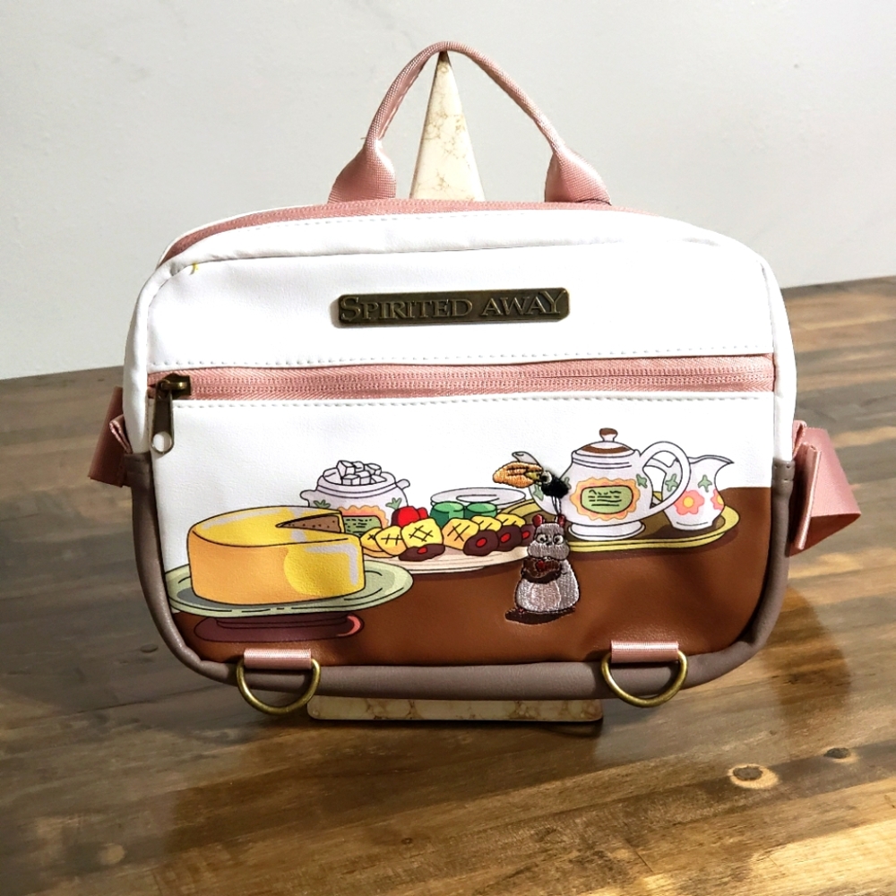 New Studio Ghibli Spirited Away Embroidered Boh Fanny Pack Bag